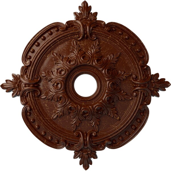 Ekena Millwork Benson Classic Medallion (Canopies up to 6 1/2"), 28 3/8"OD x 3 3/4"ID x 1 5/8"P, Mahogany CM28BEBMC - main